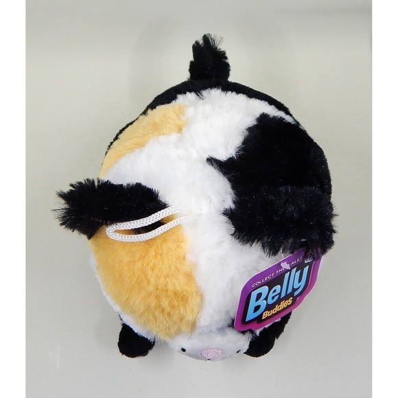 Nanco Belly Buddies Buddy Cat Plush Stuffed Animal Calico Kitty 7" - Picture 6 of 10